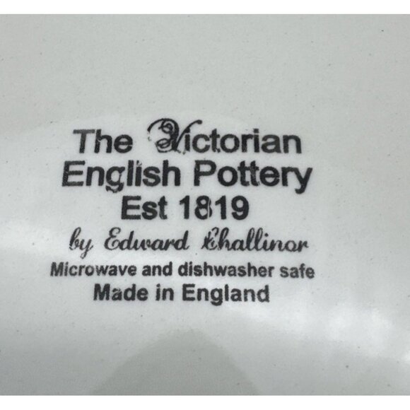 Victorian English Pottery Edward Challinor TURKEY Round Dinner Plate 11” - 2 - Picture 6 of 6